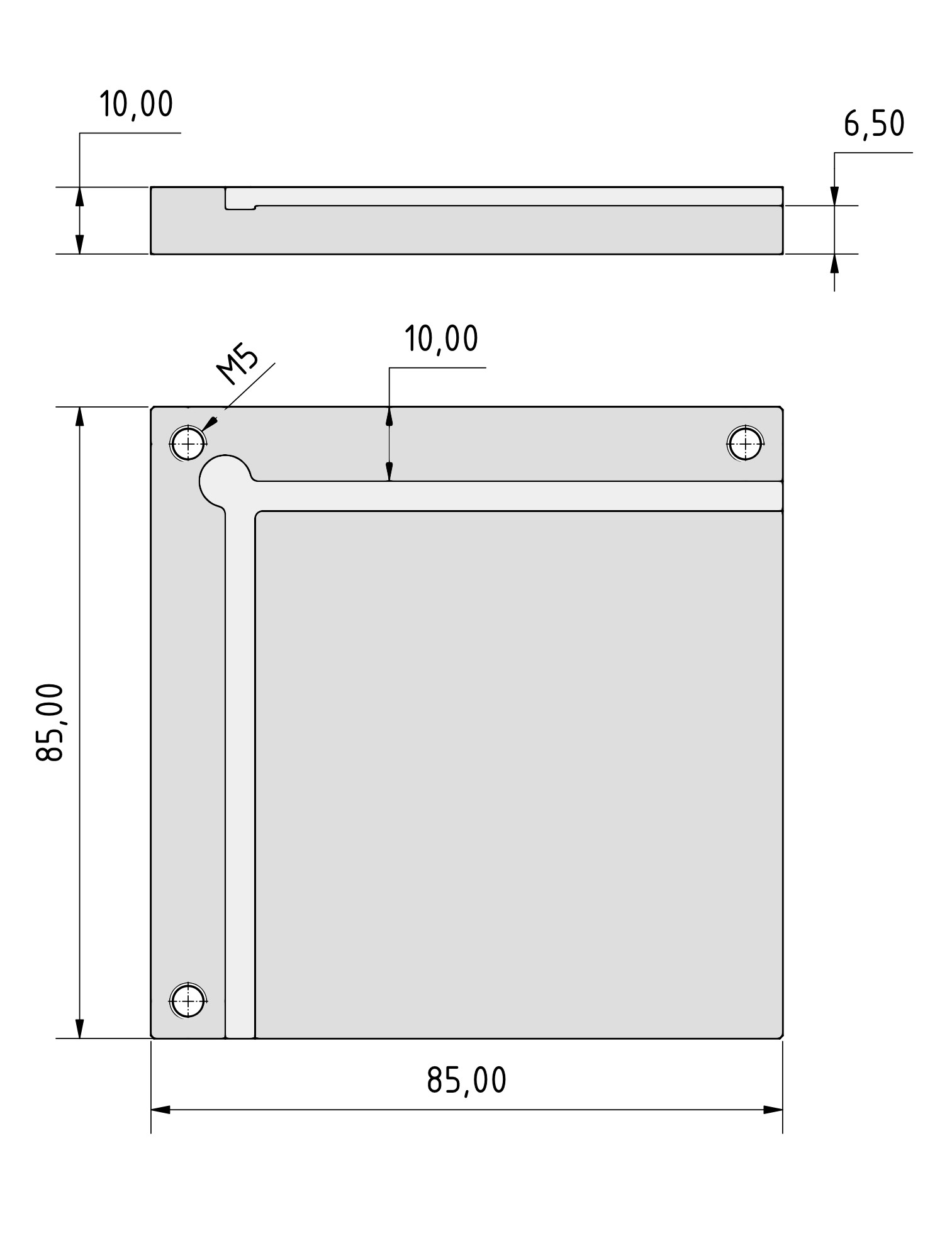 CNC touch plate for Estlcam - Precise tool calibration, 26,93 €