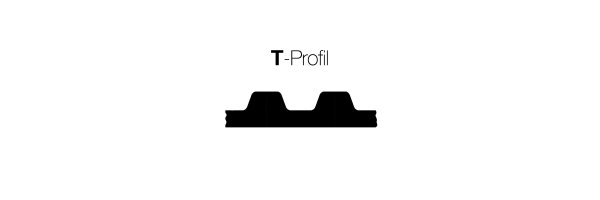 Timing Belt T-Profile, T2,5, T5, T10