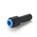 Steckverbinder 10 mm auf Stecknippel 12 mm Kunststoff