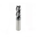 Solid carbide end mill with TiAlN Z=4