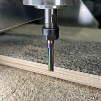 Fresa de metal duro para madera, d=6, L=42 (F), Z=2, prisma 