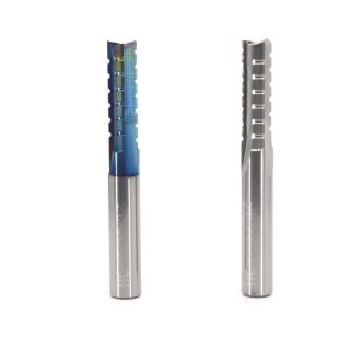 Solid carbide wood milling cutter with chip breaker straight, d=10 mm, L=32 (A), Z=3, blank