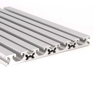 Profilé aluminium à rainures en T 160 x16mm 500 mm