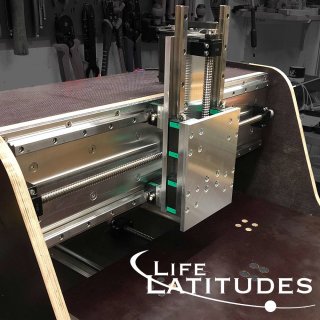 Raw material Life Latitudes milling machine set incl. holes + threads