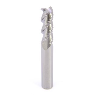 Solid carbide roughing cutter for aluminum