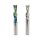 Volhardmetalen houtfrees Up & Downcut d=8mm, L=42 (C), Z=2, CrN prisma