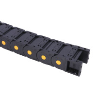 Energiekette H=30 mm x B=77 mm, durchlässig, R=100 mm, 